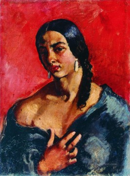 Indian Painting - Amrita Sger Gil Indian Girl Indian
